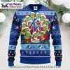 Stitch Detroit Tigers Candy Cane Christmas Ugly Christmas Sweater