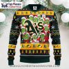 A’s Bold Style Oakland Athletics Holiday Ugly Sweater