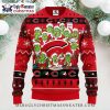 Chicago Cubs Holiday Ugly Sweater With Santa And Gifts Pattern