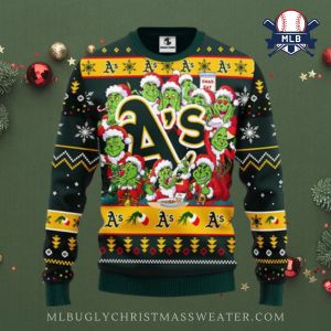 Oakland Athletics Ugly Christmas Sweater