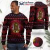 Reindeer Pattern St. Louis Cardinals Christmas Sweater