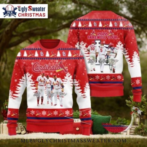 2022 Farewell Tour Cardinals Sweater – Winter Wonderland Edition