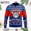 Classic Toronto Blue Jays Logo Red And Blue Christmas Sweater