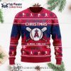 Angels Checkerboard Christmas Sweater With Trees And Snowflakes