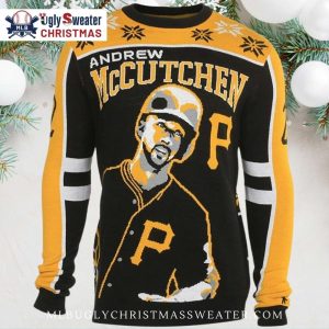 Andrew McCutchen #22 Pittsburgh Pirates Ugly Christmas Sweater