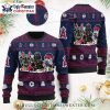 Angels Ugly Christmas Sweater With Classic Batting Figure Design