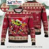 Arizona Diamondbacks Baby Yoda Baseball Christmas Sweater