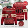 Arizona Diamondbacks Bold Red Cream Design Christmas Sweater