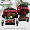 Arizona Diamondbacks Grinch And Groot Ugly Christmas Sweater