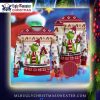 Arizona Diamondbacks Grinch With Hearts Cream Christmas Sweater