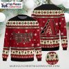 Arizona Diamondbacks Modern Red And Black Christmas Sweater