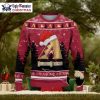 St. Louis Cardinals Gnome Peace Sign Ugly Christmas Sweater