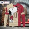 Arizona Diamondbacks Snoopy Christmas Lights Ugly Sweater