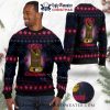 Braves City Skyline Design Ugly Christmas Sweater