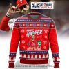 Funny Philadelphia Phillies Santa DJ Ugly Christmas Sweater