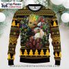 Baby Yoda Pirates Santa Lights Christmas Sweater