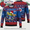 Tampa Bay Rays Striped Skull Punisher Ugly Christmas Sweater