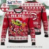 Chicago Cubs Ugly Christmas Sweater Santa With Sunglasses