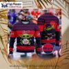 Classic Atlanta Braves Crossed Bats Christmas Sweater