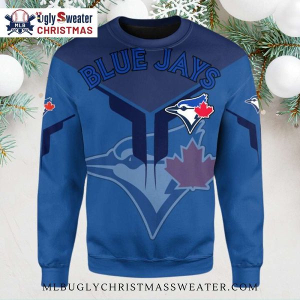 Blue Jays Iconic Design Christmas Ugly Christmas Sweater