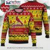 Custom St. Louis Cardinals Ugly Christmas Sweater With Name