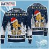 Boston Red Sox Pug In Reindeer Costume Ugly Christmas Sweater