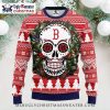 Boston Red Sox Sweater With Sox Logo And Reindeer