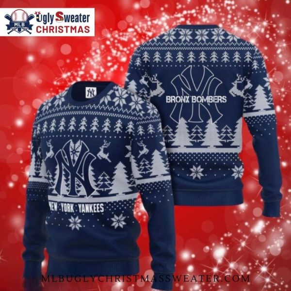 Bronx Bombers Winter Wonderland Yankees Ugly Sweater