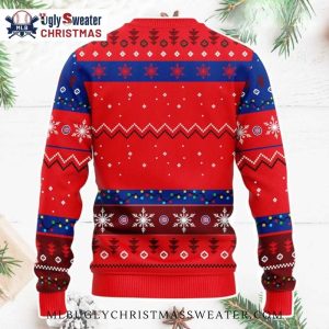 Chicago Cubs Ho Ho Ho Mickey Ugly Sweater With Reindeer