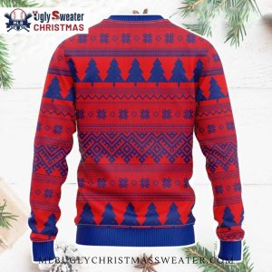 Chicago Cubs Ugly Christmas Sweater With Minions And Wreath 2