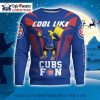 Cubs Ugly Christmas Sweater – Classic Logo Snowflake Design