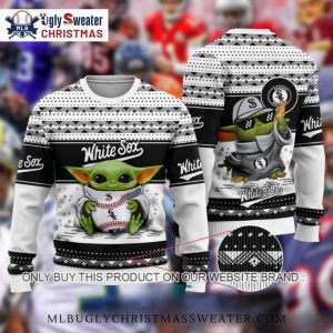 Chicago White Sox Grinch Holding Christmas Ornament Ugly Sweater