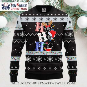 Chicago White Sox Mickey Mouse Ho Ho Ho Ugly Christmas Sweater