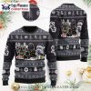 Funny Chicago White Sox Santa Dab Ugly Christmas Sweater