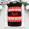 Chicago Cubs Ugly Sweater – Customizable Festive Ho Ho Ho Design