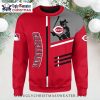 Milwaukee Brewers Golden Logo Christmas Trees Ugly Sweater