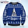 Los Angeles Dodgers Reindeer Baseball Ornament Ugly Sweater