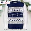 Baby Yoda Yankees Baseball Ugly Christmas Sweater