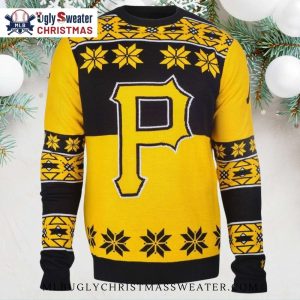 Classic Pittsburgh Pirates Logo Ugly Christmas Sweater 1