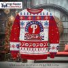 Baseball Print Philadelphia Phillies Ugly Christmas Sweater