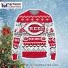 Custom Name Cincinnati Reds Gingerbread Ugly Christmas Sweater