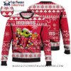 Chicago White Sox Stitch Candy Cane Ugly Christmas Sweater