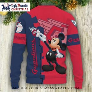 Cleveland Guardians Mickey Mouse Ugly Christmas Sweater