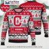 Cleveland Guardians Retro Color Blocked Ugly Christmas Sweater