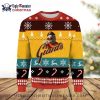 Classic SF Giants Logo Ugly Christmas Sweater With Santa Hat