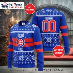 Custom Chicago Cubs Ugly Sweater – Personalize With Name