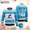 Miami Marlins Logo Pattern Classic Ugly Christmas Sweater