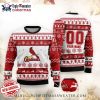 Skull Pattern Stripes St. Louis Cardinals Ugly Sweater