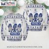 Snoopy Detroit Tigers Sliding Custom Name Ugly Sweater