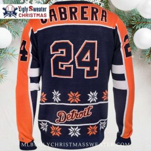 Detroit Tigers Miguel Cabrera Iconic UglySweater – Player Tribute Edition